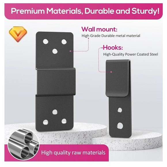 NIB No Stud TV Wall Mount, Ultra Slim Fit TV Wall Mount - Picture 2 of 6